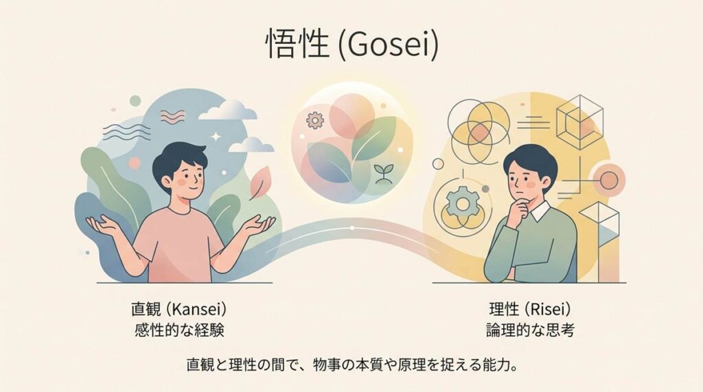 悟性（ごせい）の意味とは？感性と理性の間で物事の本質や道理を理解する力