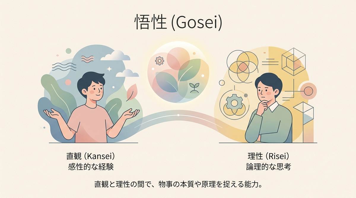 悟性（ごせい）の意味とは？感性と理性の間で物事の本質や道理を理解する力