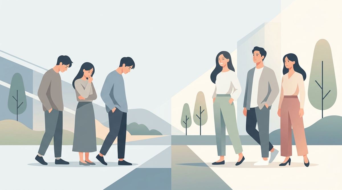 自己肯定感が低い人と高い人の違い