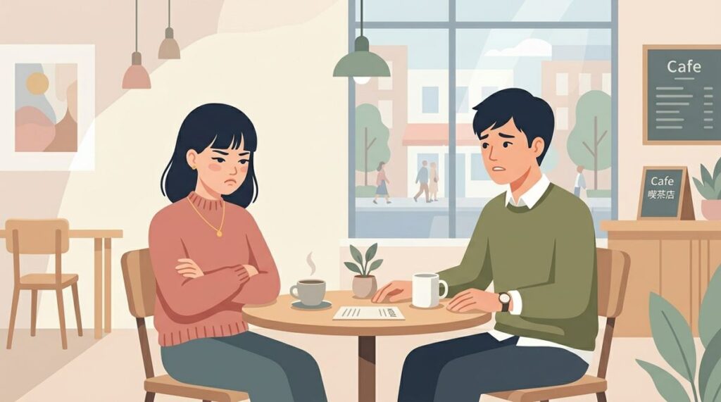 彼女が不機嫌なのに理由を言わない。その心理と、焦らず関係を修復する接し方