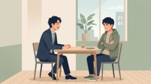 営業担当者の態度がでかいと感じたとき。心理的な背景とストレスをためない対応法