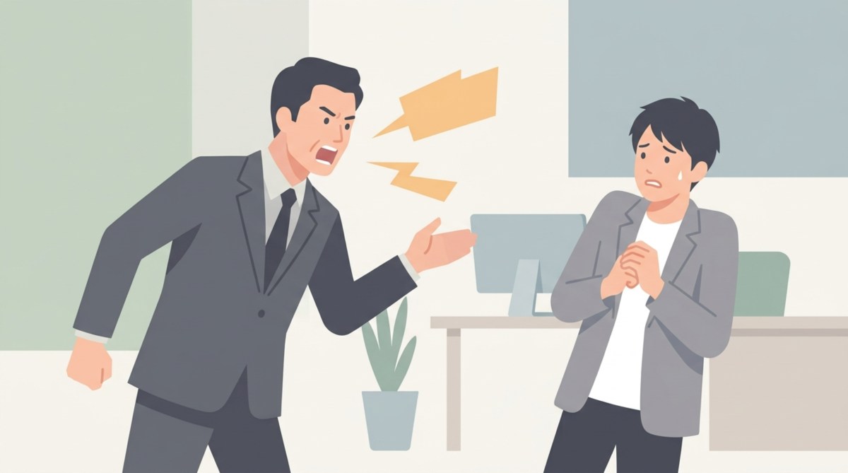 威圧的な態度をとる人はパワハラ?特徴と境界線、受けたときの対処法